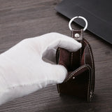 Real Leather Smart Key Holder Car Key Wallet Organizer