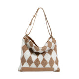 Plush Underarm Shoulder Bag for Women