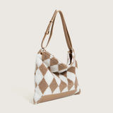 Plush Underarm Shoulder Bag for Women