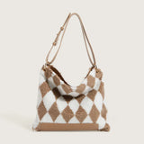 Plush Underarm Shoulder Bag for Women