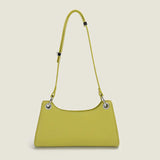 Chain Pearls Flowers PU Leather Handbag Vacation Shoulder Underarm Bags