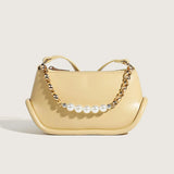 Beaded Chain PU Leather Women's Handbags Crossbody Bags