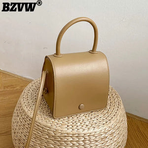 Leisure PU Leather Handbags For Women Shoulder Crossbody Bags