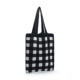 Plaid Woven Women's Handbags Travel Shopping Shoulder Armpit Bag