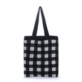 Plaid Woven Women's Handbags Travel Shopping Shoulder Armpit Bag