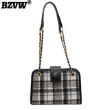 Vintage Gradient Weave Handbag Chain Shoulder Bag GF4690