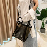 PVC Transparent Large Capacity Tote Bag Women's Handbags