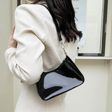 Women's Transparent PVC Shoulder Bag Casual Purses Underarm Bag