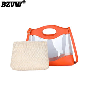 Transparent Causal Portable Top-quality Women's Handbags