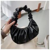 Leisure Portable Solid Handbags For Women Travel Shoulder Bags