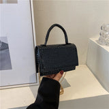 Vintage High Solid Leisure Chain Handbags For Women