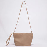 Pleated Large Capacity Bucket Shoulder Bag for Women
