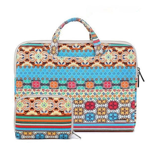 Leaf Pattern Retro Laptop Bag 11-15.6 inch Laptop and Tablet