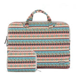 Leaf Pattern Retro Laptop Bag 11-15.6 inch Laptop and Tablet