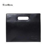 Men Vintage Briefcase PU Leather Handbag Business Office Bag