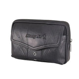 Vintage Men Waist Fanny Pack Belt Bag PU Leather Phone Pouch Travel Hip