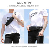 Canvas Waist Bag Waterproof Travel Phone Belt Pouch Men Women Casual Pack