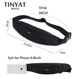Canvas Waist Bag Waterproof Travel Phone Belt Pouch Men Women Casual Pack
