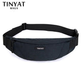 Canvas Waist Bag Waterproof Travel Phone Belt Pouch Men Women Casual Pack