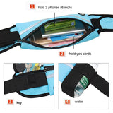 Waterproof Waist Bag Running Belt Gym Bag Phone Case Women