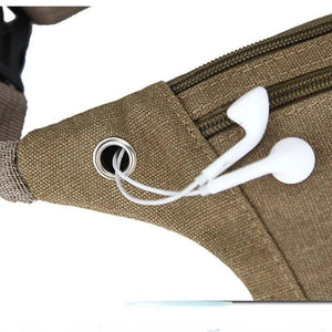 Men's Waist Pack Outdoor Sports Bag Fitness Running Chest Bag