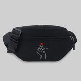 Women Travel Waist Bag Crossbody Chest Messenger Outdoor Sports Storage Bag
