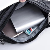 Vintage PU Leather Waist Bag Men Hip Bum Pack Travel Male Pouch