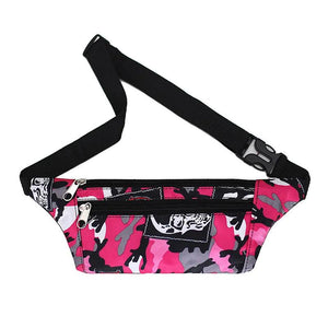Waterproof Sports Waist Pack Unisex Belly Belt Bag