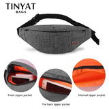 Canvas Waist Bag for Women Functional Fanny Pack Male B