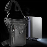 Vintage PU Leather Waist Pack Drop Leg Bag