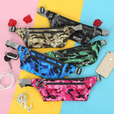 Waterproof Waist Packs Unisex Chest Bag Camouflage Belly Belt Bags