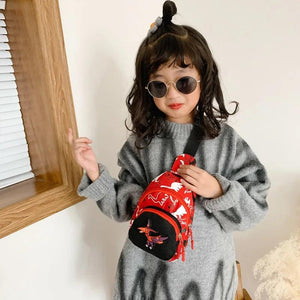 Kids Small Dinosaur Print Shoulder Bag