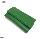 Mini Key Holder Bag Multifunctional Soft Cow Leather Wallet