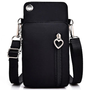 Mini Shoulder Bag Multi-Function Phone Bag Earphone Pouch Sports Bag