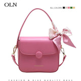 Mini Pink Phone Crossbody Bag Green Leather Shoulder Purse Women