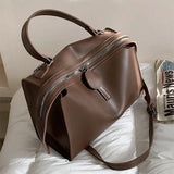 High-Quality Women's Crossbody Bag Soft Leather Messenger Shoulder Handbag