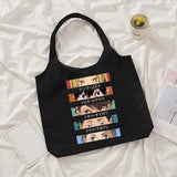 Haikyuu Eco Manga Tote Bag Harajuku Shopper Canvas Shoulder Large-capacity
