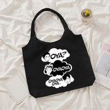 Haikyuu Eco Manga Tote Bag Harajuku Shopper Canvas Shoulder Large-capacity
