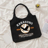 Haikyuu Eco Manga Tote Bag Harajuku Shopper Canvas Shoulder Large-capacity