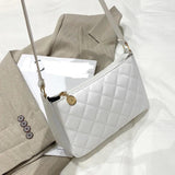Diamond Check Crossbody Underarm Bag