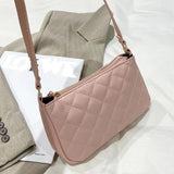 Diamond Check Crossbody Underarm Bag