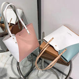 Large Capacity Shoulder Bags High PU Leather Handbag Women's Wild Bags