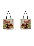 Colorful Mushroom Women Handbag Eco Reusable Foldable Bag