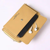 Female Mobile Phone Purse Crossbody Bags Women Large Capacity Leather Handbag