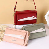 Female Mobile Phone Purse Crossbody Bags Women Large Capacity Leather Handbag