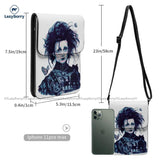 Vintage Leather Edward Scissorhands Shoulder Bag