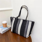 Canvas Women's Shoulder Bag Handbag Large Square Crossbody Bag