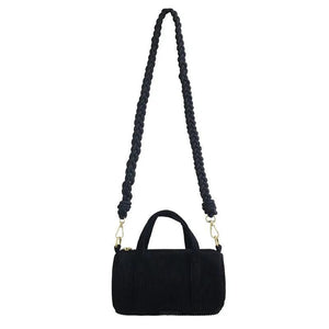 Corduroy Crossbody Bag Womens Retro Handbag Clutch Phone Wallet Shoulder Bag