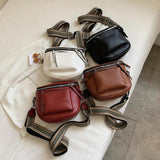 Soft Leather Crossbody Bag Women Casual Chest Pack Zipper Phone Pouch