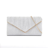 Mini Flap Shoulder Bag Chain Wedding Clutch Bridesmaid Bag